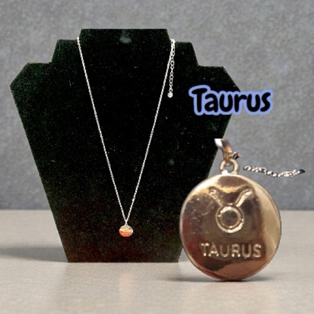 TAURUS charm necklace